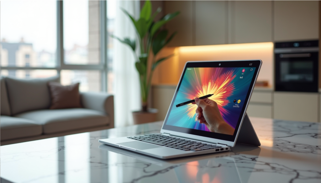 Lenovo Yoga 7i 2-in-1 convertible laptop used as tablet 2025
